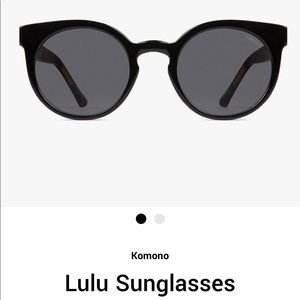 Komono Round sungalsses with case